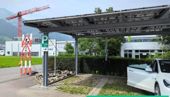 swisscharge-Ladestation - Frutigen