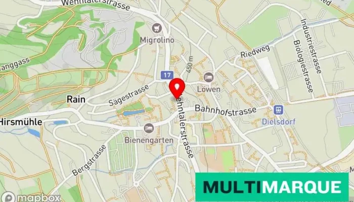 Karte von 2-Rad Jack Müller AG Velo | Kaufen & reparieren | Roller | Vespa | Mofa | 2-Rad Fahrradgeschäft, Motorradgeschäft, Reparaturservice, Abschleppdienst in Dielsdorf