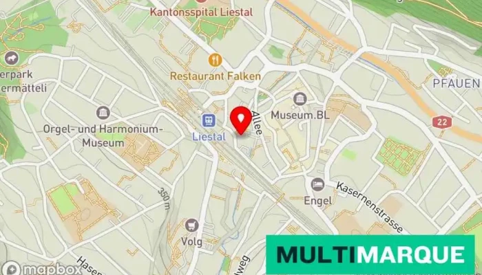 Aa Taxi -  Liestal Karte - Liestal