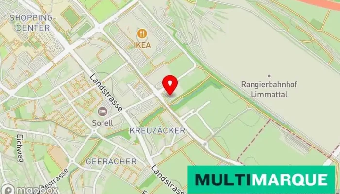 Karte von AGL AG – Lastwagenzubehör Fachgeschäft für Lkw-Zubehör in Spreitenbach