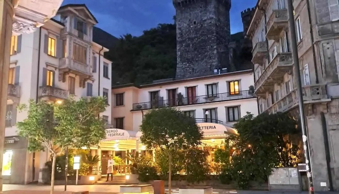 Albergo -  Ristorante Croce Federale Aussenbereich - Bellinzona