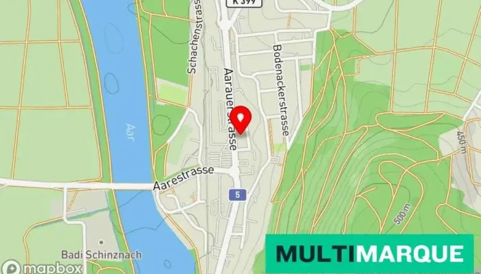 Karte von amag Autohändler in Schinznach-Bad