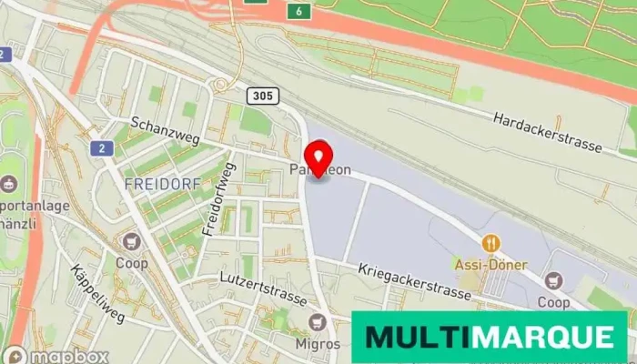 Amag Muttenz -  Karte - Muttenz