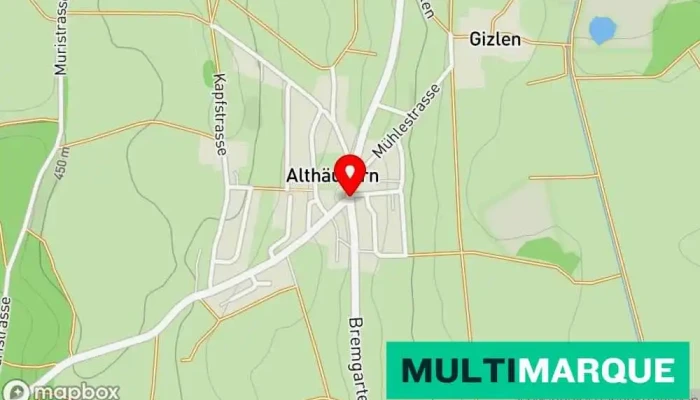 Karte von Aristau  in Aristau