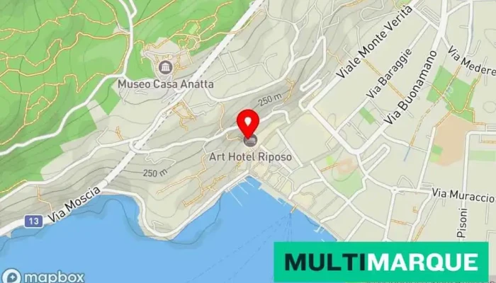 Art Hotel Riposo -  Karte - Ascona