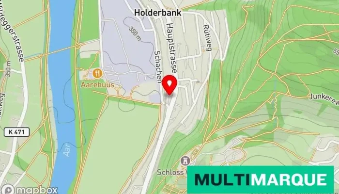 Karte von Auto-Küng AG Immobilienagentur, Wohnungsvermietungsagentur, Autohändler in Holderbank