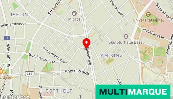 Auto S Boetsch -  Karte - Basel
