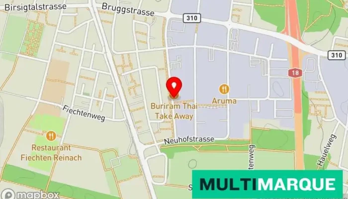 Autoboro Cular -  Karte - Kanton Reinach