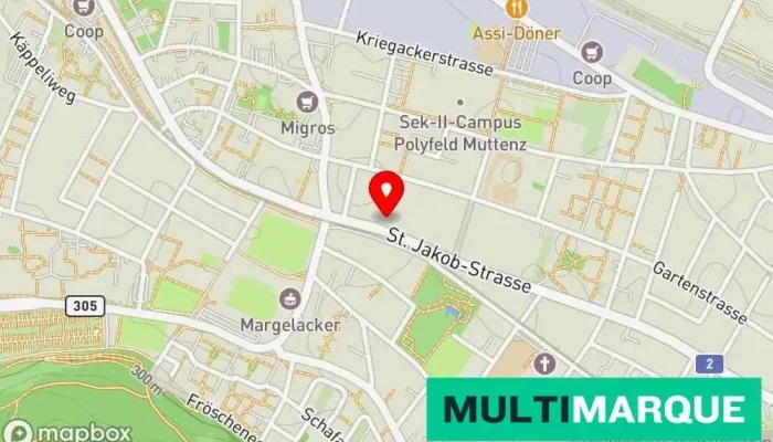 Autohaus Wederich Dona Ag   Citroen Peugeot Garage Karte - Muttenz