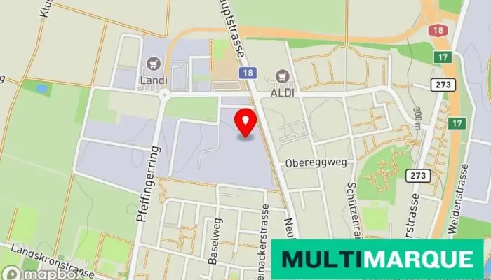 Autopark Aesch -  Karte - Aesch