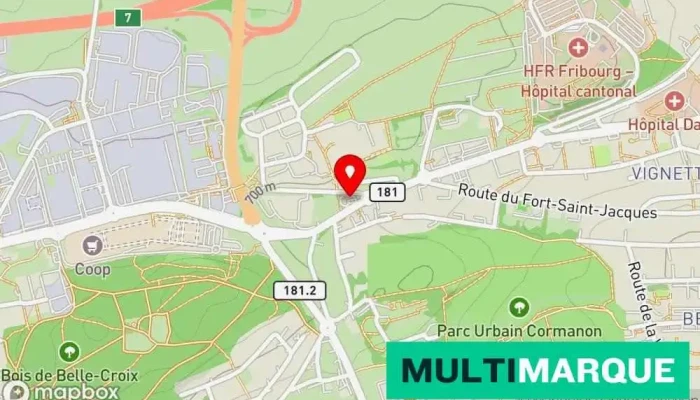 Avia Villars -  Sur Glane   Station Service Avec Shop Karte - Villars-sur-glâne