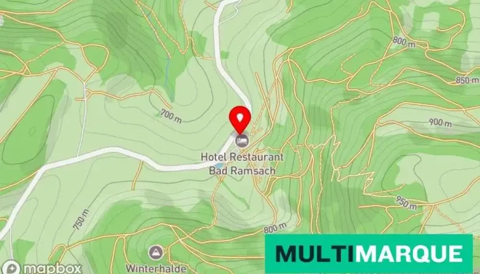 Bad Ramsach Quellhotel -  Karte - Läufelfingen