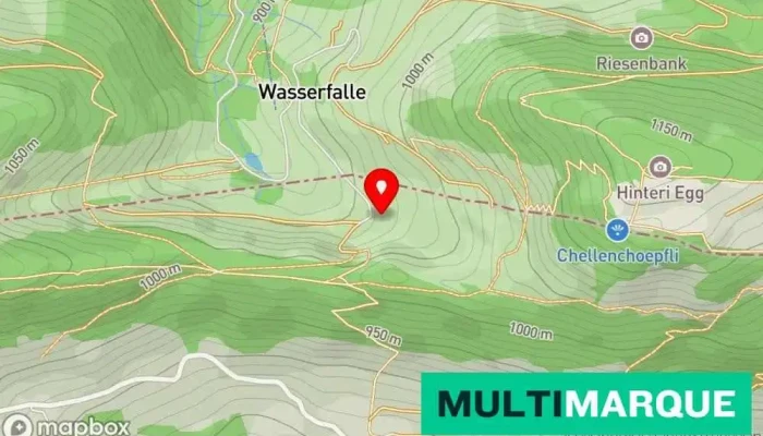 Berggasthaus Hintere Wasserfallen -  Karte - Reigoldswil