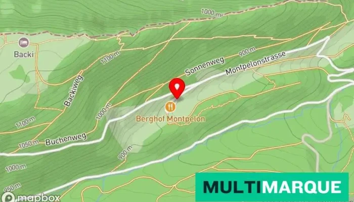 Berghof Montpelon -  Karte - Gänsbrunnen