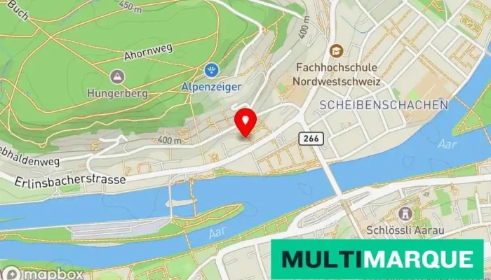 Karte von BikeTech Küttel in Aarau Fahrradwerkstatt, Stoßdämpfer-Spezialist, Fahrradverleih, Fahrradgeschäft, Reparaturservice in Aarau