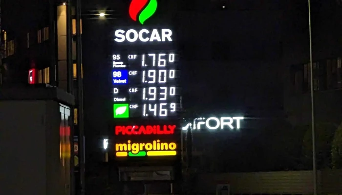 Bioggio Con Cng Metano -  Tankstelle - Bioggio