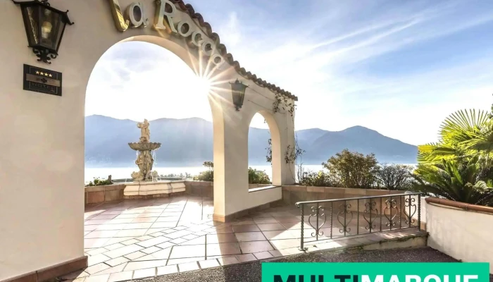 Boutique Hotel La Rocca -  Aussenbereich - Ronco Sopra Ascona