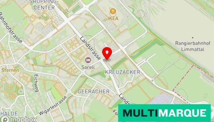Karte von bp Tankstelle, Gemischtwarenladen in Spreitenbach