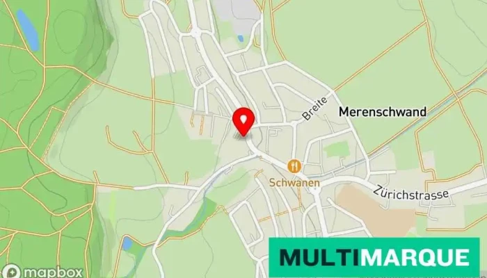 Karte von Busers Garage Autowerkstatt in Merenschwand