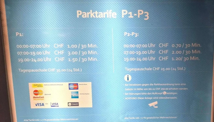 Centralbahnparking Basel Apcoa Zone - Basel