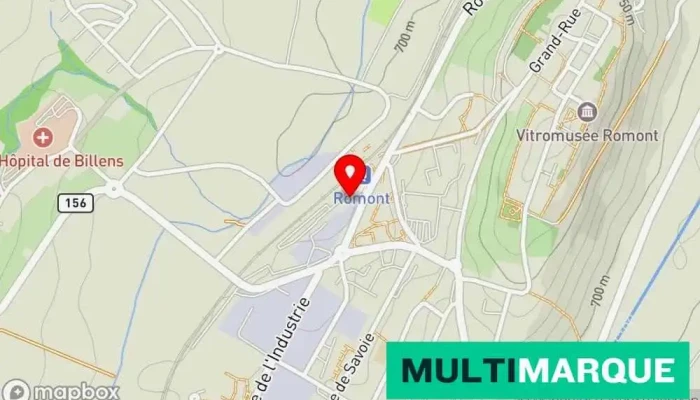 Cff Prail Reservation Place De Parking Romont Karte - Romont