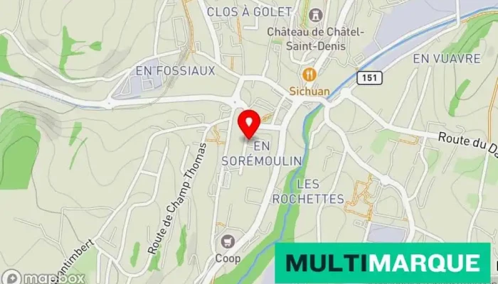 Chatel St Denis Gare Karte - Châtel-saint-denis