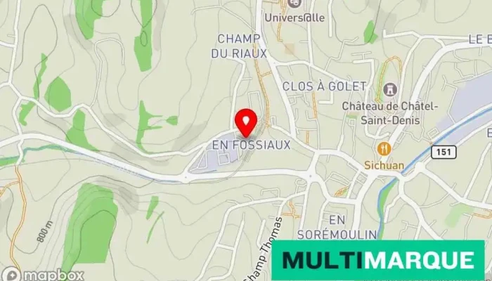 Chatel St Denis Gare Karte - Châtel-saint-denis
