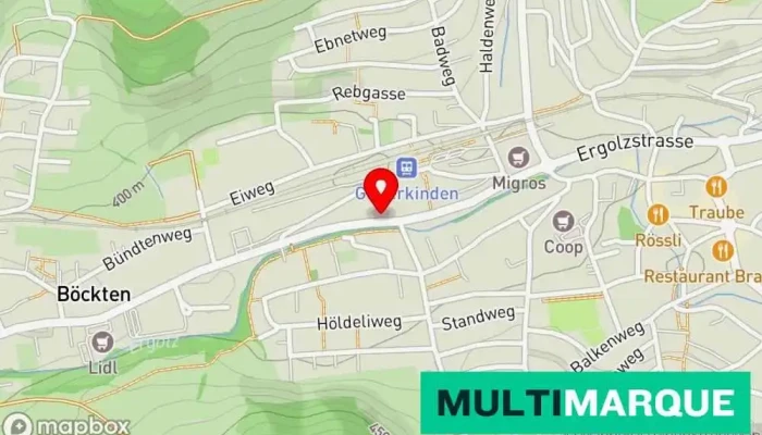 Coop Pronto Shop Mit Tankstelle Gelterkinden -  Karte - Gelterkinden