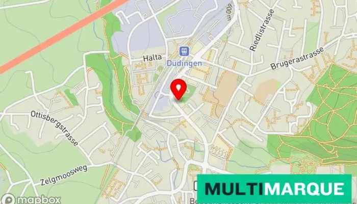 Dacia Dudingen Fribourg   Zentrum Garage Walther Karte - Düdingen
