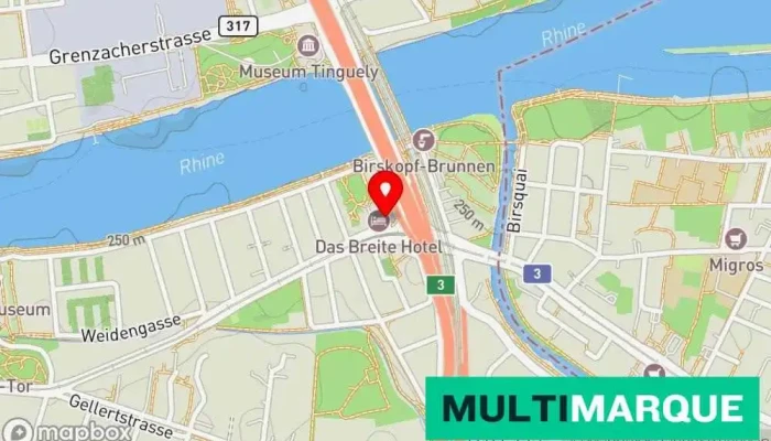 Dasbreitehotel -  Karte - Basel