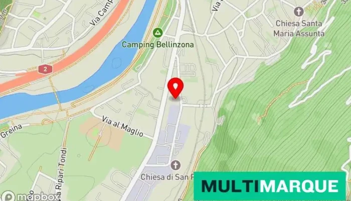 Derendinger Bellinzona -  Karte - Bellinzona