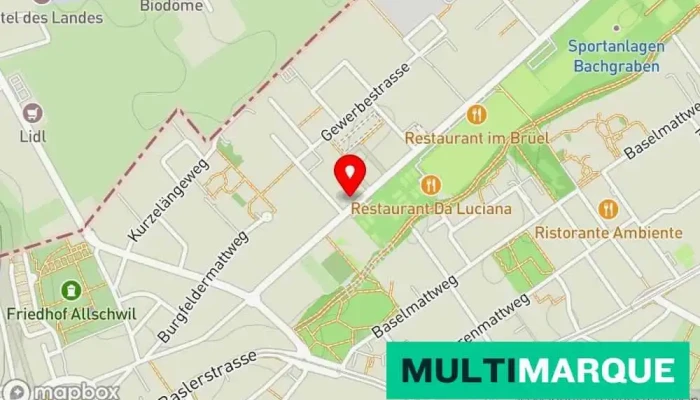 Dorf Garage R Knierim Karte - Allschwil