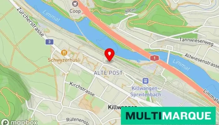 Karte von Dorfgarage Top Car GmbH Autowerkstatt, Reparaturen in Killwangen