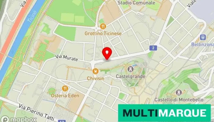 Driver Center Agom Bellinzona -  Karte - Bellinzona