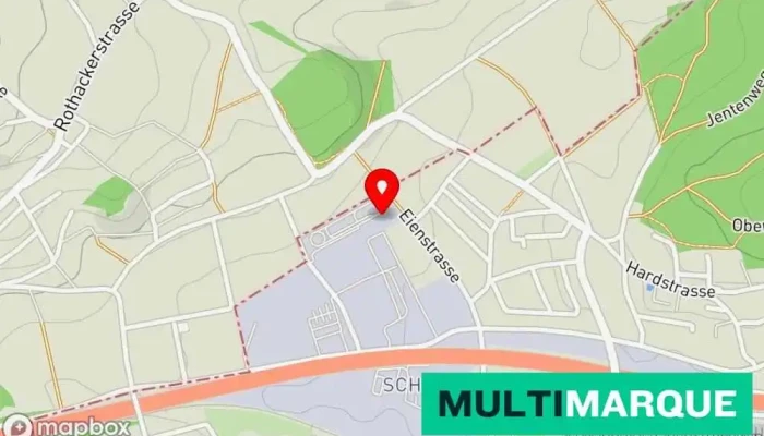 Karte von Driving Center Safenwil - Trainingsanlage Ausbildungszentrum in Safenwil