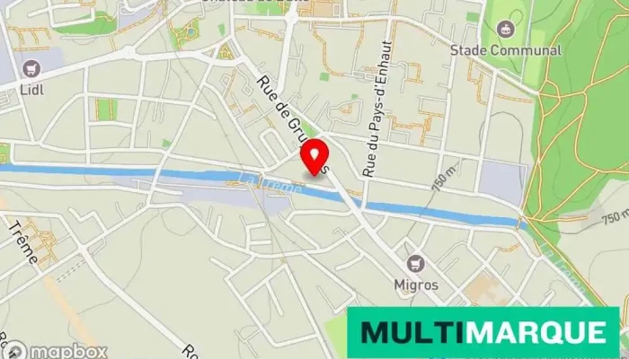Driving School Bulle In -  Town Karte - Bulle