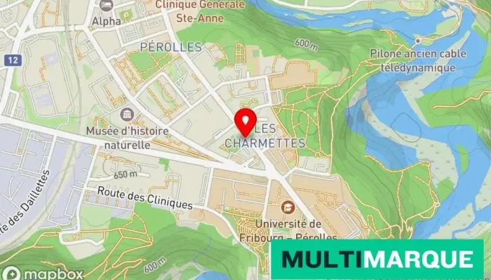 Driving School De La Poya -  Karte - Fribourg