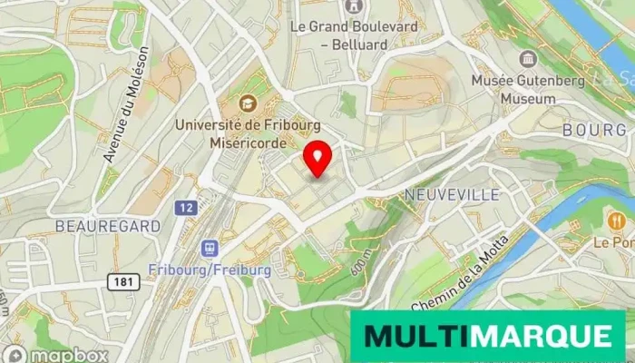 Driving School Fridrive Fribourg Et Bulle -  Karte - Fribourg