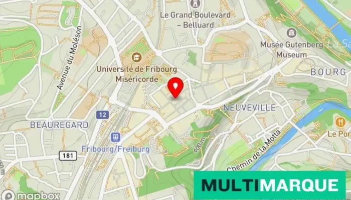 Ecole De Conduite Gurzeler Bruno -  Karte - Fribourg