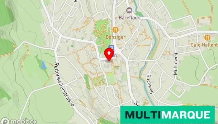 Karte von Einwohnerkontrolle Stadtverwaltung in Seon