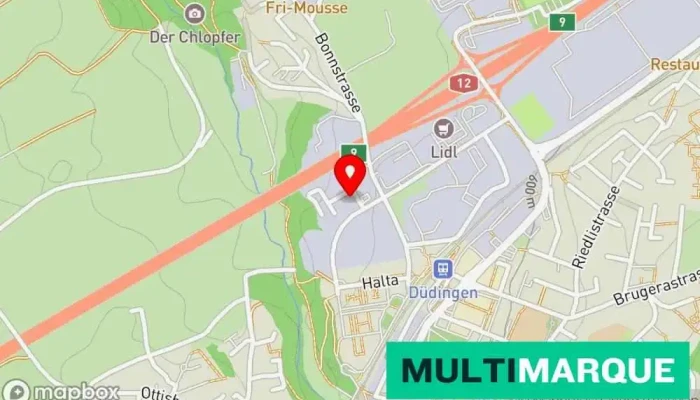 Euromaster Dudingen Karte - Düdingen