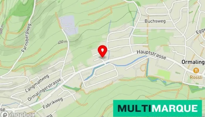 Fahrzeugvermietung Wicki -  Karte - Ormalingen