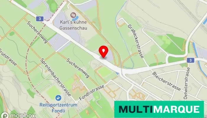 Karte von First Trade GmbH Autohändler, Automarkt, Fahrzeughändler in Dietikon