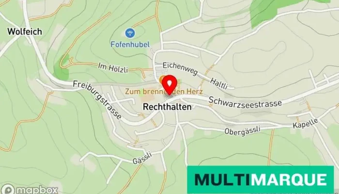 Garage Bielmann Ag -  Karte - Rechthalten