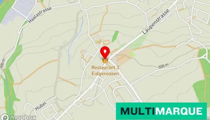 Gasthof Drei Eidgenossen -  Karte - Bösingen