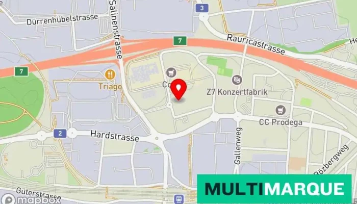 Gratis Autoentsorgen -  Karte - Pratteln