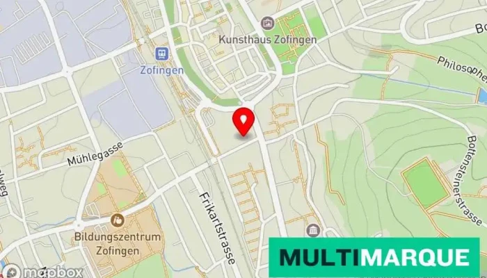 Karte von green car repair Autowerkstatt in Zofingen