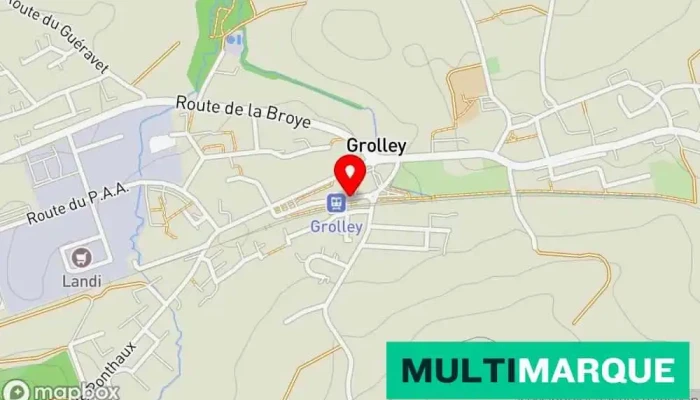 Grolley -  Karte - Grolley-ponthaux