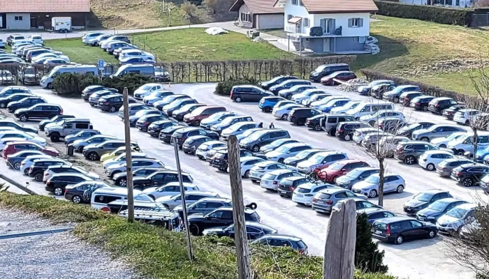 Gruyeres   Parking P3 Parkplatz - Gruyères