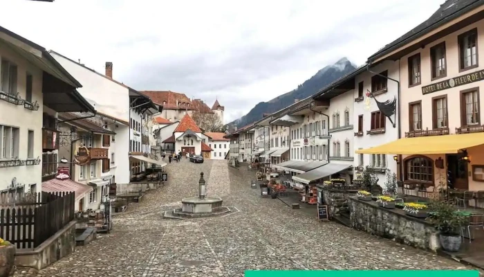 Gruyères - Parking P1 - Chavonne - Gruyères